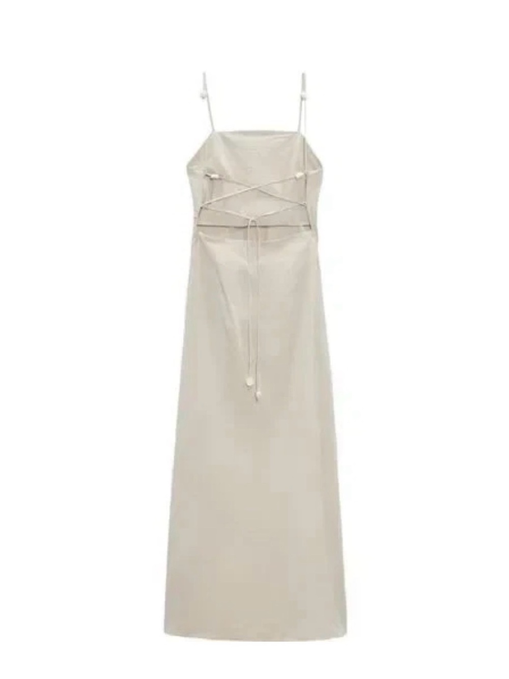 Zara Open Back Maxi Dress - Picture 3 of 10